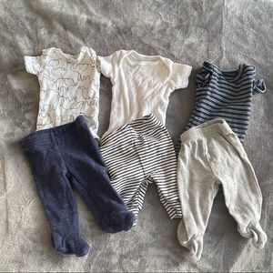 Preemie Onesie & Pants Bundle